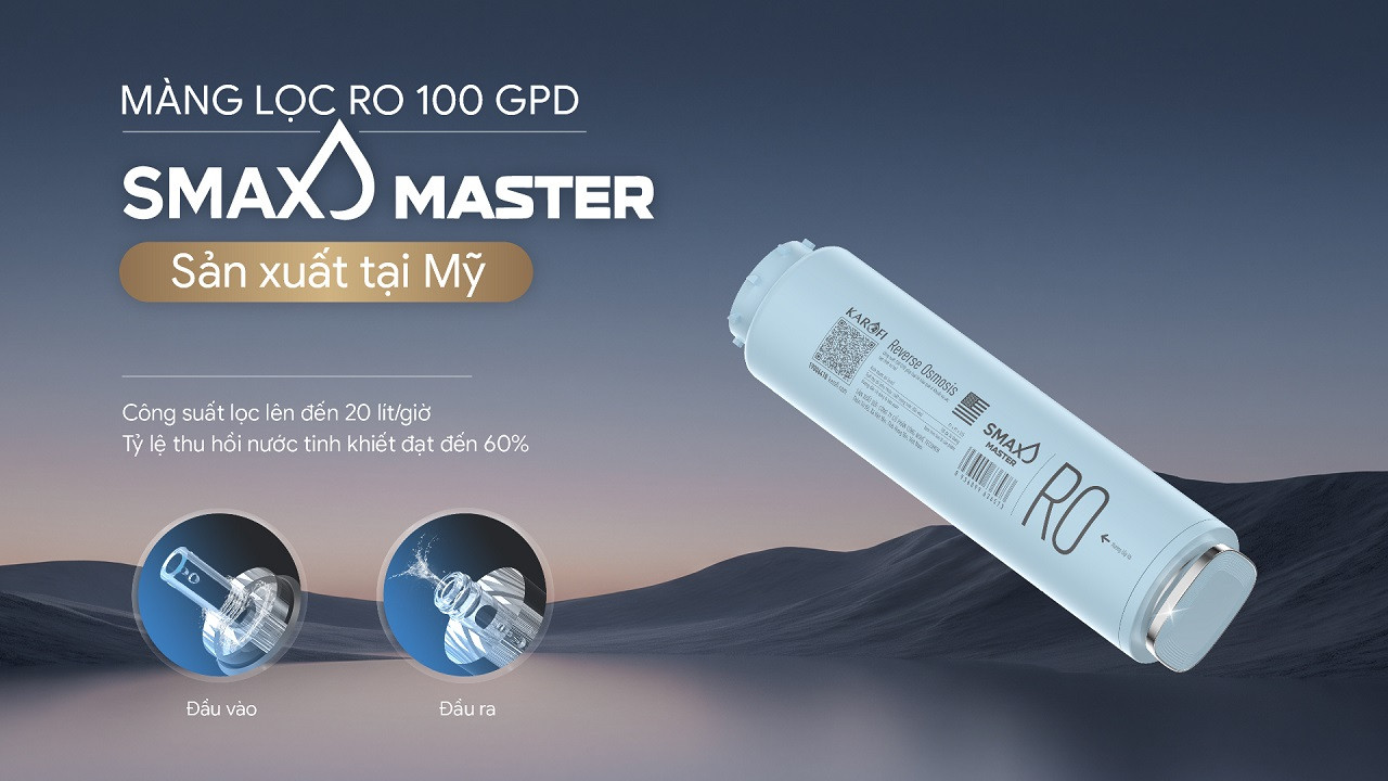 Máy lọc nước nóng lạnh Hydro-ion kiềm Karofi PLATINUM SA5