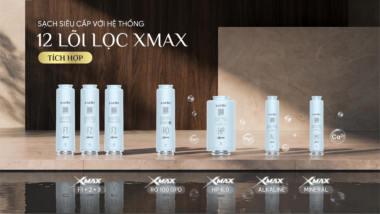 Máy lọc nước nóng lạnh Karofi DIAMOND KAFÉ T38