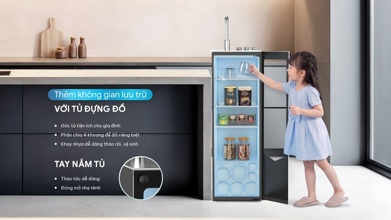 Máy lọc nước nóng lạnh Karofi PLATINUM L26