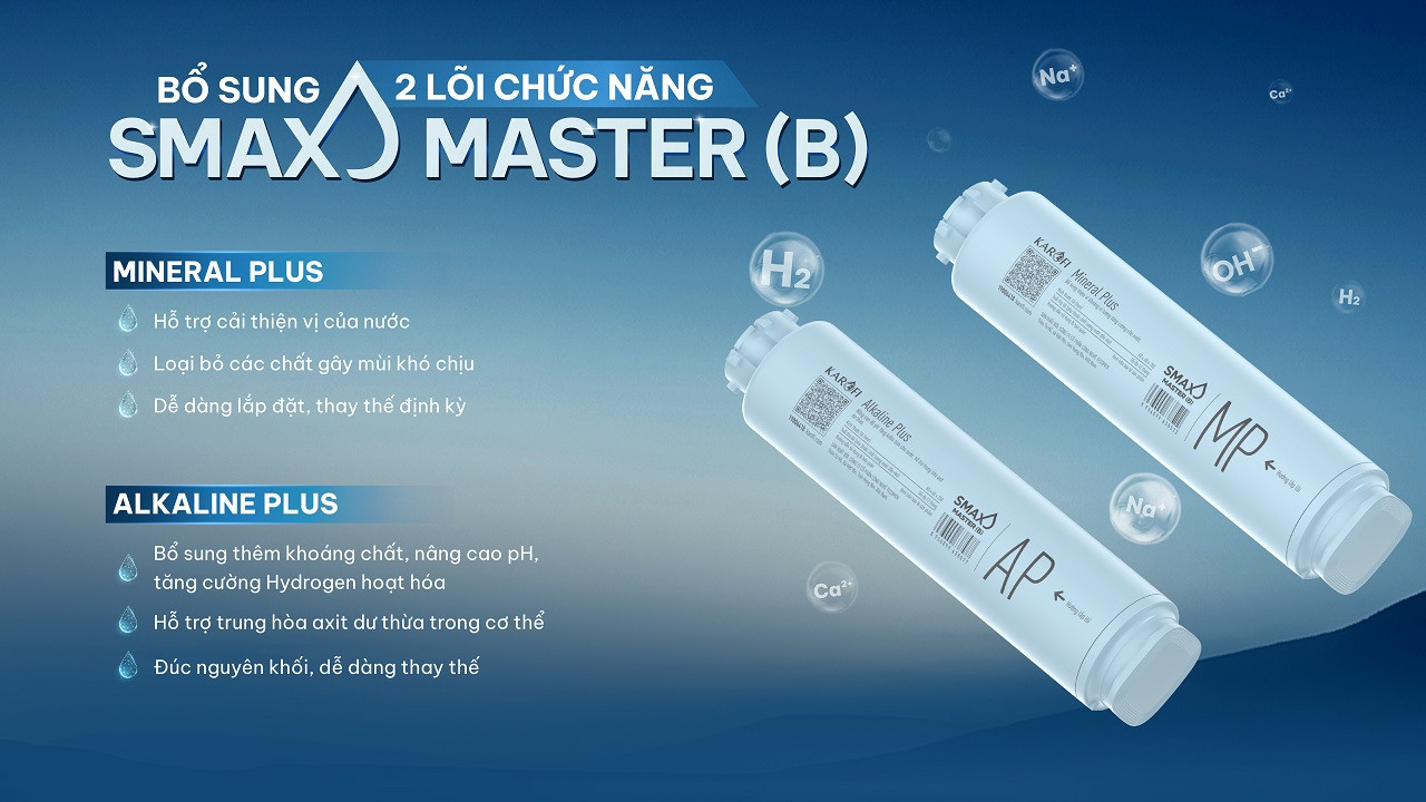 Máy lọc nước nóng lạnh Karofi PLATINUM L56