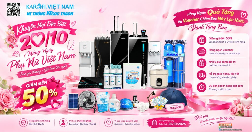 Ưu Đãi 20/10 Mừng Ngày Phụ Nữ Việt Nam – Giảm Đến 50%